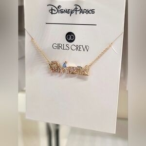 Disney Parks Girls Crew Disneyland Icons Necklace